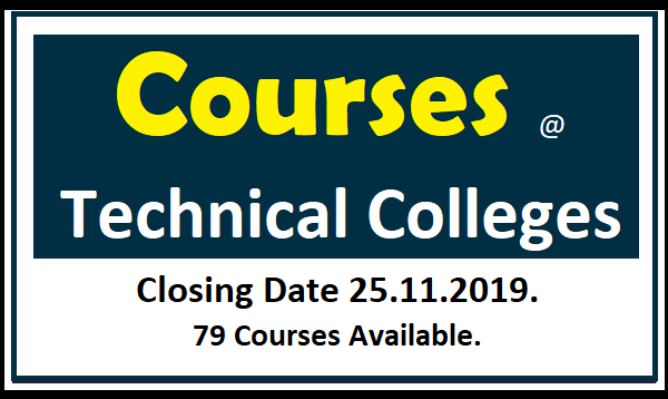 Courses @ Technical Colleges