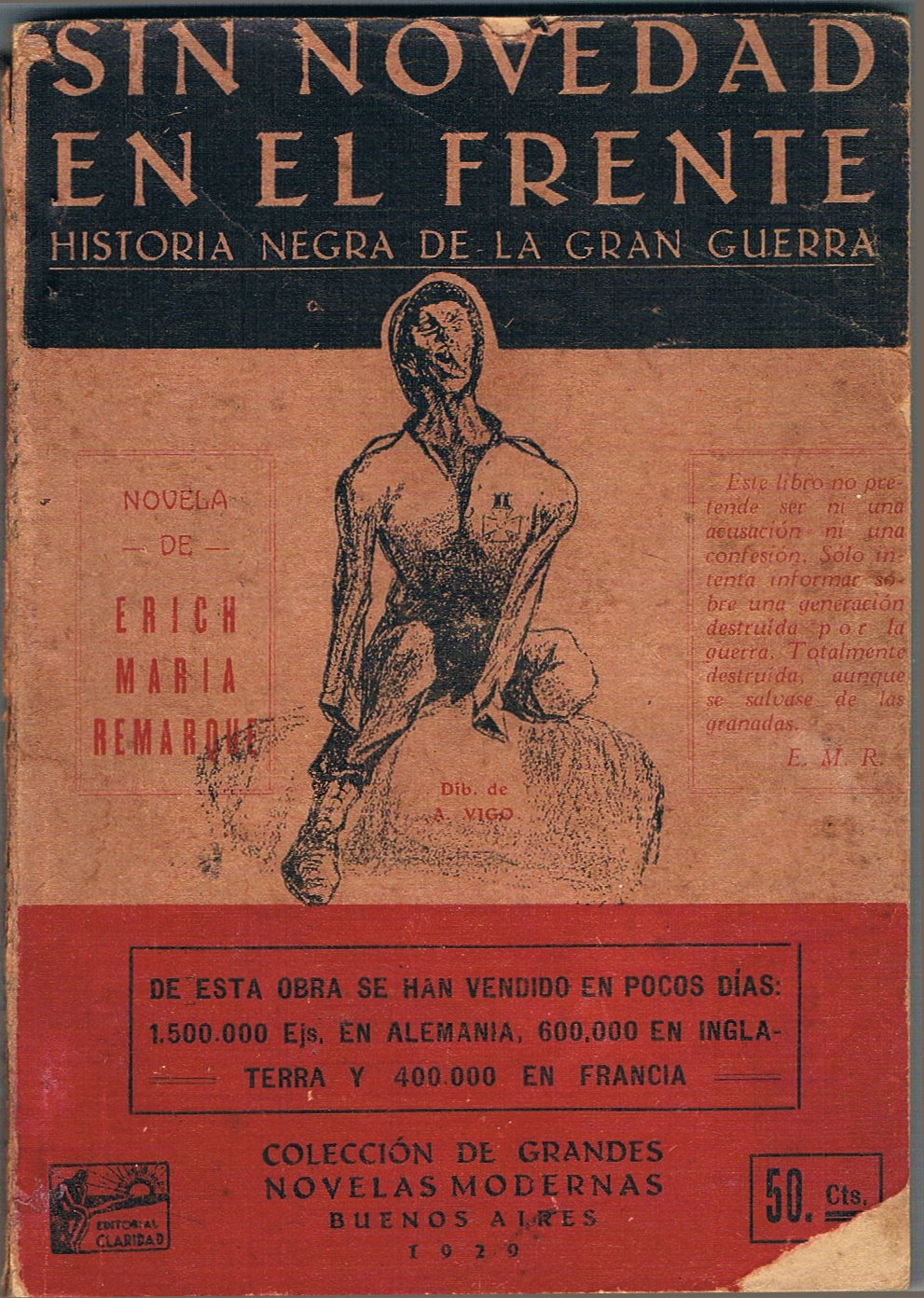 historia prof. Alejandro Acosta SIN NOVEDAD EN EL FRENTE Erich María Remarque