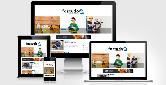 Faz Tudo Blogger Template manutenção em geral