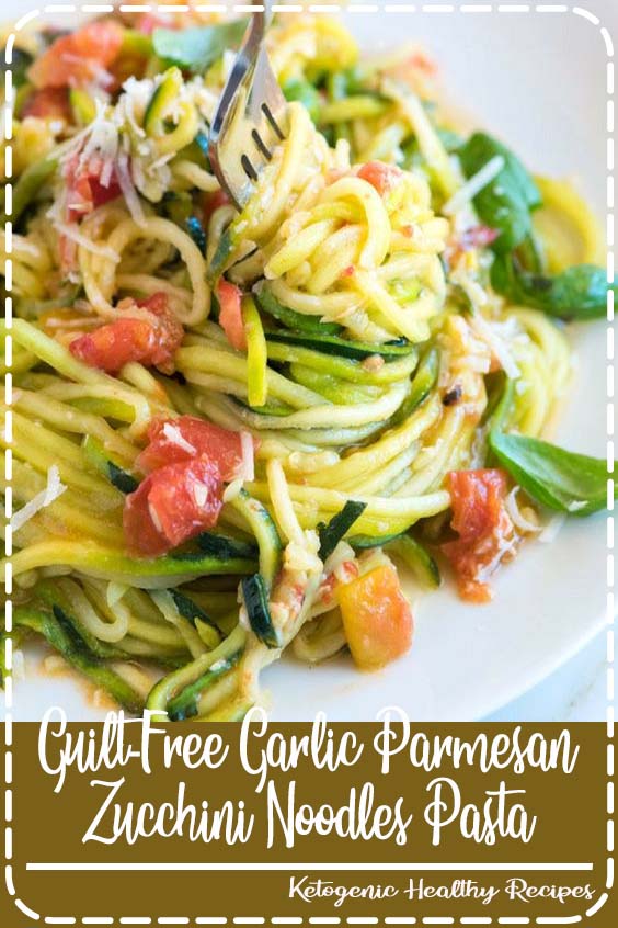 GuiltFree Garlic Parmesan Zucchini Noodles Pasta Kitchen Virginia