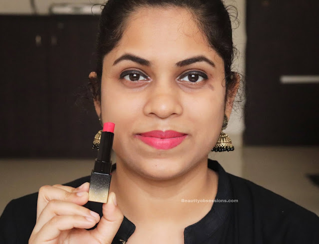 Sugar Cosmetics Nothing Else Matter Lipstick  Sugar Cosmetics Nothing Else Matter Lipstick 'Pink Up' - Review & Swatches