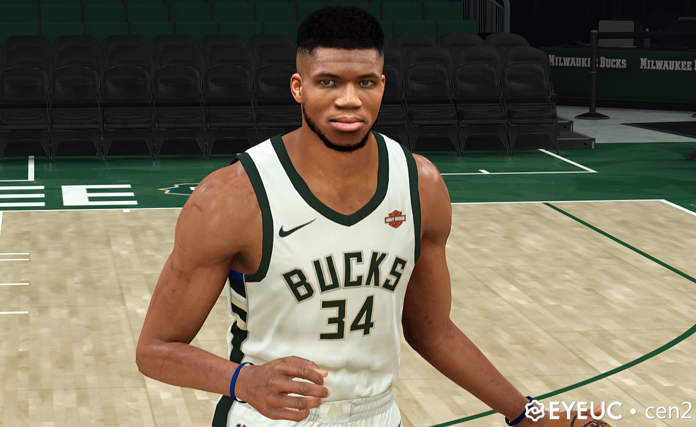 Giannis Antetokounmpo Cyberface and Body Model 3 Versions