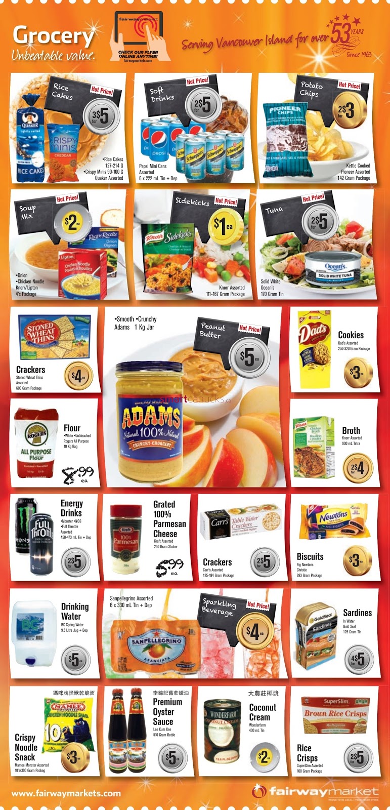 red hot deals fairway market march 31 to april 6 weekly flyers canada fairway market flyer