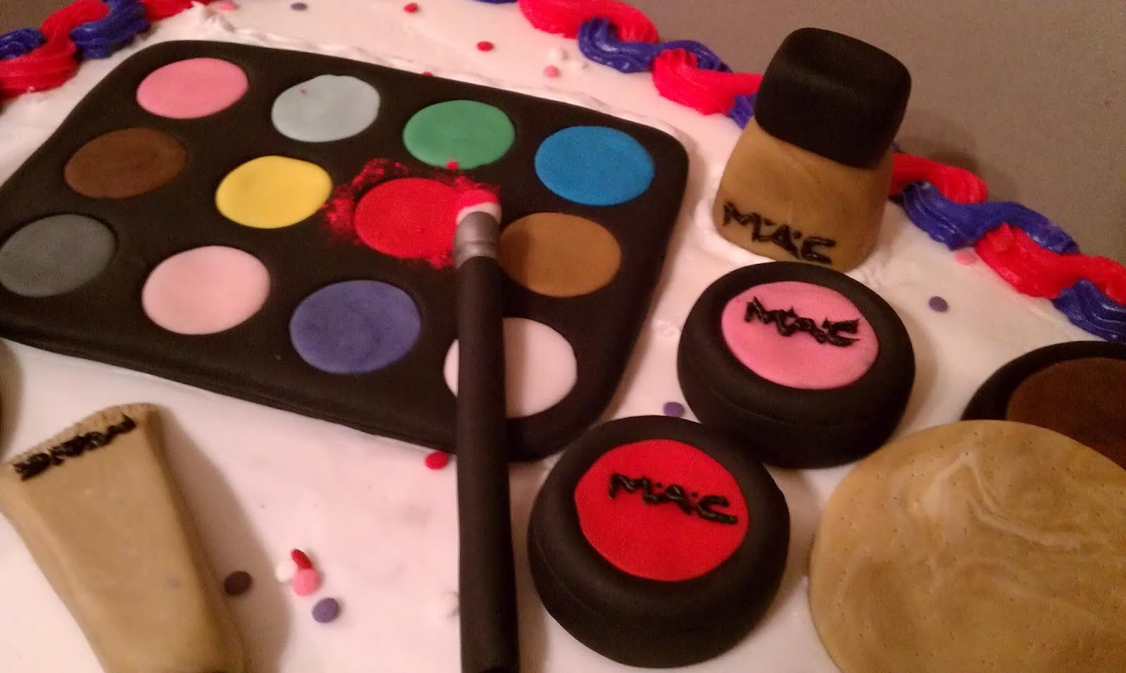 Introducing.... MAC makeup cake