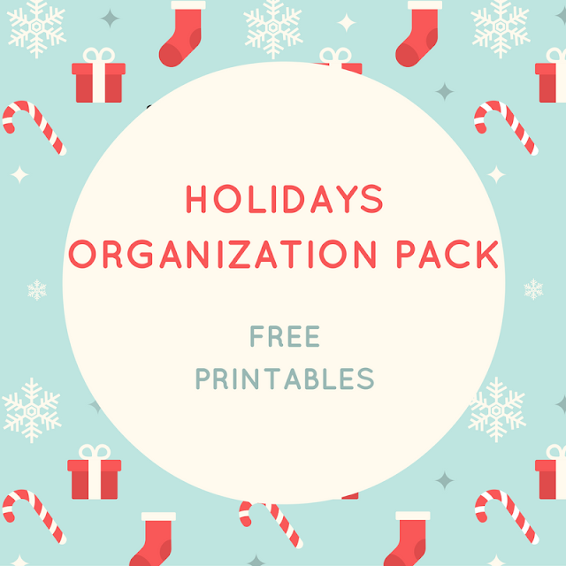 Holidays organization pack - free printables |Keeping it Real