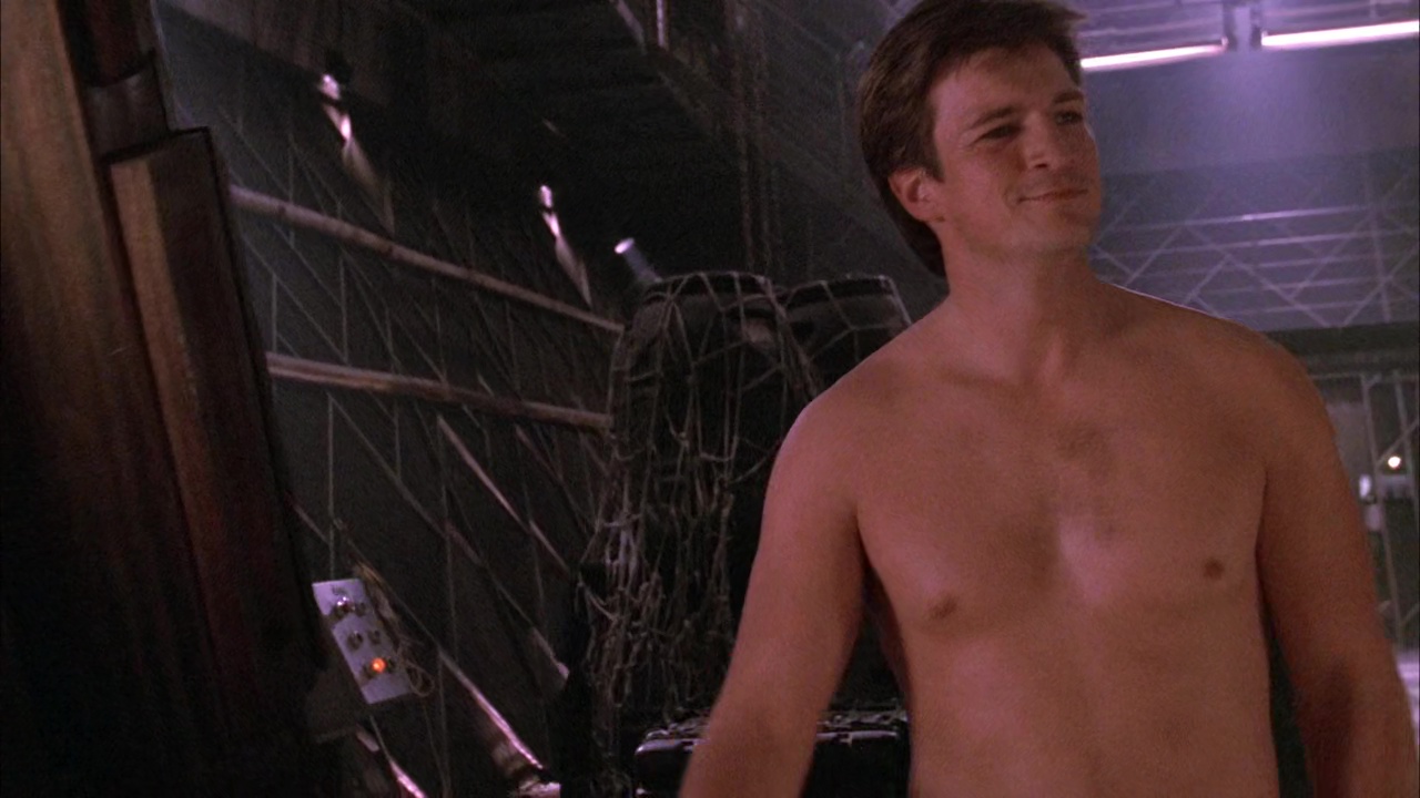 Nathan Fillion nude in Firefly 1-11 "Trash" .
