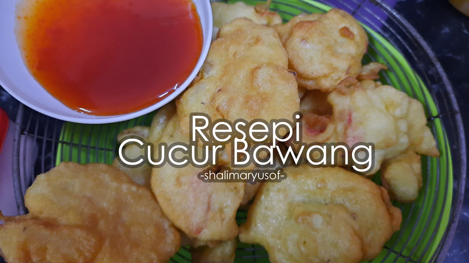 Bawang cucur Resepi Cucur