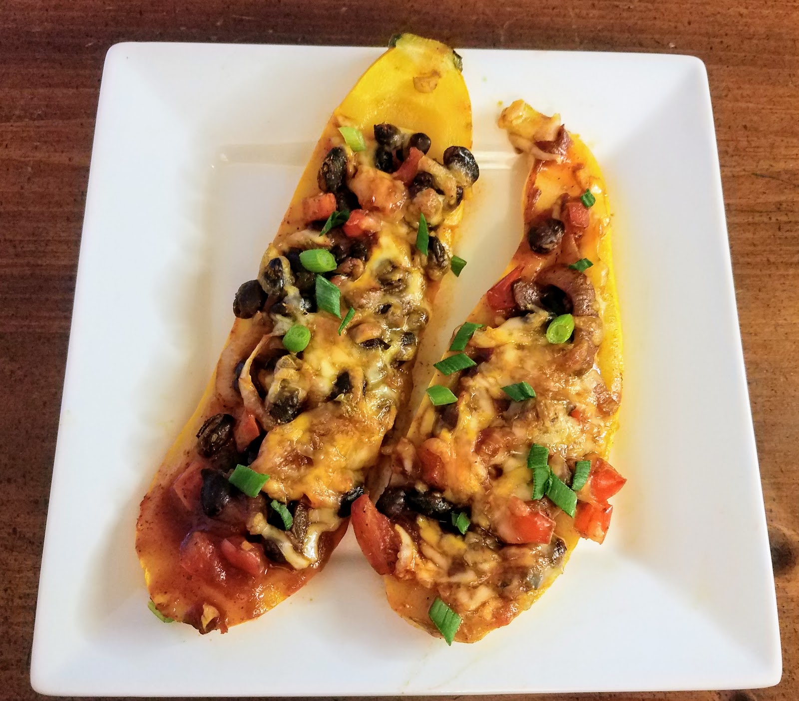 Enchilada Zucchini Boats