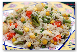Рис с овощами рецепт с фото