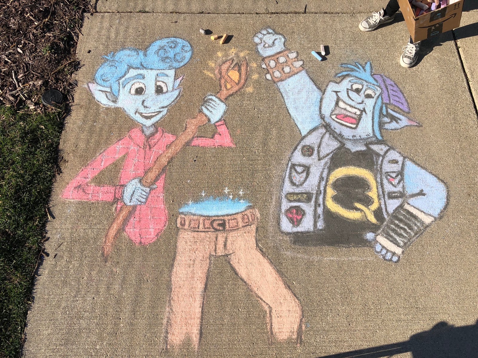 Watch How We Created Our Onward Chalk Art Details On How To