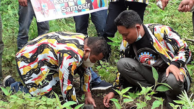Ratusan Pohon Macademia Hijaukan Desa Salaon Dolok: PKN Samosir Siap Dukung...