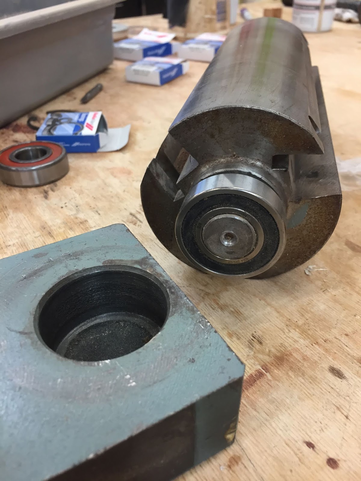 Let's Talk Wood Replacing bearings on a Delta DJ20 Jointer