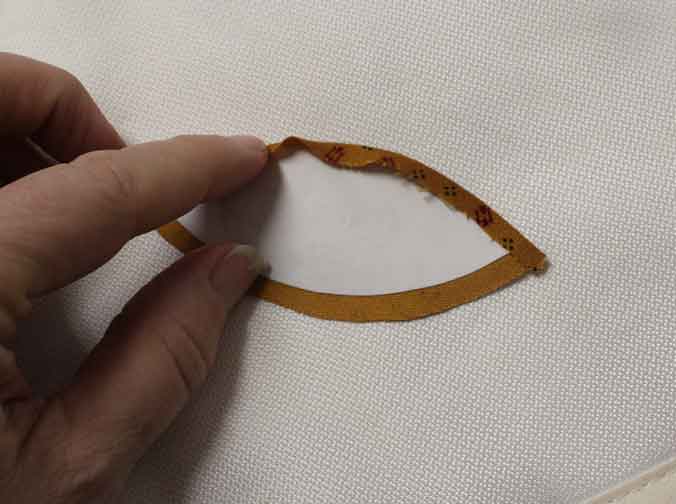 Crazy Quilter on a Bike! Starch method of applique