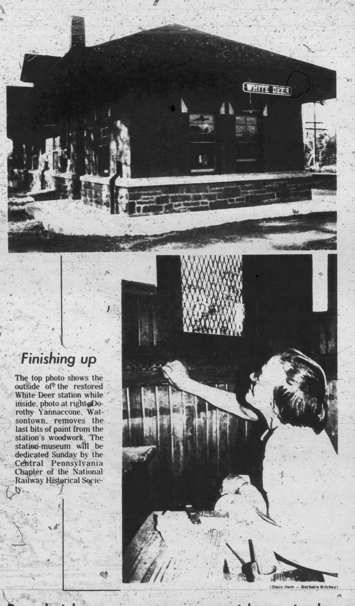 Valley Girl Views The White Deer Railroad & Train Station