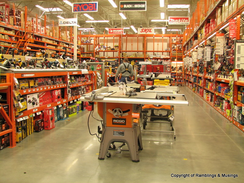 Ramblings and Musings Home Depot Boise