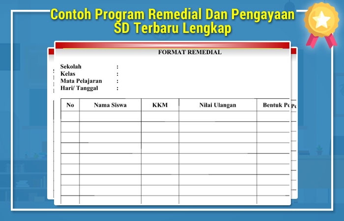 Contoh Program Remedial Dan Pengayaan Sd Terbaru Lengkap Operator Sekolah