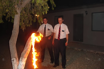 Elder Faldmo's One-Year Shirt Burning Ceremony