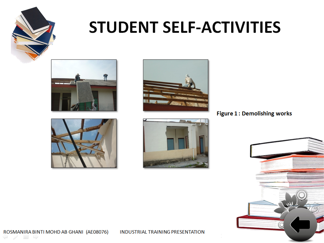 Rosmanira Ghani slide presentation Industrial training