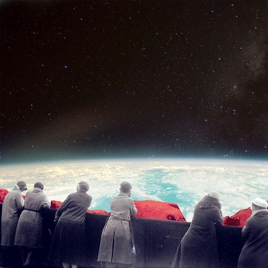 "They Are Waiting for Us" by Frank Moth | imagenes chidas de soledad y tristeza | retro futuro | deep emotional pop illustration art pictures | space
