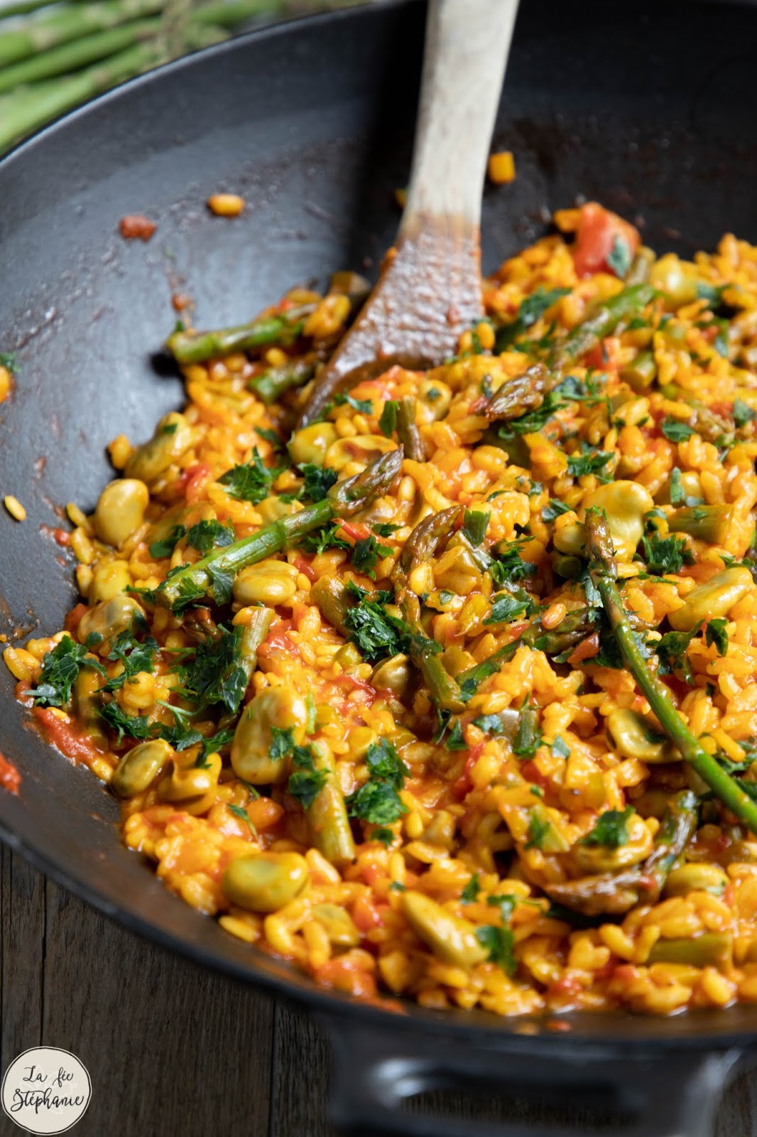 Riz façon paella aux légumes de printemps La Fée Stéphanie