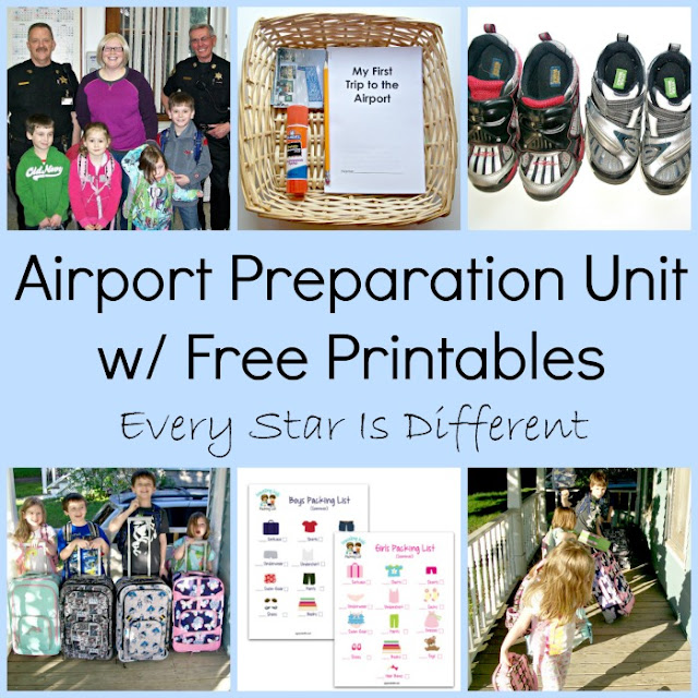 Airport Preparation Activities with Free Printables