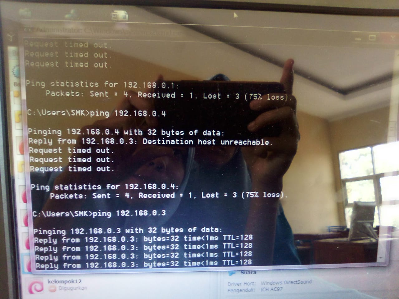 ping transmit failed general failure ping transmit failed general failure