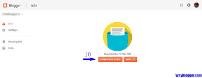 Delete blogger blog permanently Delete blogger blog permanently