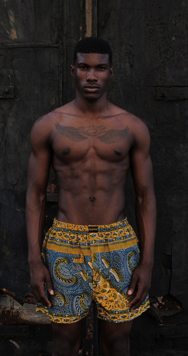 Morning Crush: African print Boxer shorts by "President for life