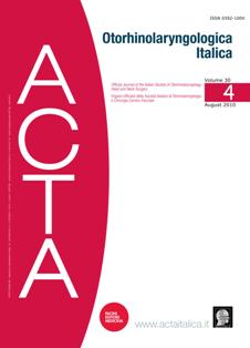 ACTA Otorhinolaryngologica Italica 2010-04 - August 2010 | ISSN 1827-675X | TRUE PDF | Bimestrale | Professionisti | Medicina | Salute | Otorinolaringoiatria
ACTA Otorhinolaryngologica Italica first appeared as Annali di Laringologia Otologia e Faringologia and was founded in 1901 by Giulio Masini. It is the official publication of the Italian Hospital Otology Association (A.O.O.I.) and, since 1976, also of the Società Italiana di Otorinolaringologia e Chirurgia Cervico-Facciale (S.I.O.Ch.C.-F.).
The journal publishes original articles (clinical trials, cohort studies, case-control studies, cross-sectional surveys, and diagnostic test assessments) of interest in the field of otorhinolaryngology as well as case reports (unique, highly relevant and educationally valuable cases), case series, clinical techniques and technology (a short report of unique or original methods for surgical techniques, medical management or new devices or technology), editorials (including editorial guests – special contribution) and letters to the editors. Articles concerning science investigations and well prepared systematic reviews (including meta-analyses) on themes related to basic science, clinical otorhinolaryngology and head and neck surgery have high priority. The journal publish furthermore official proceedings of the Italian Society, special columns as well as calendar of events.
Manuscripts must be prepared in accordance with the Uniform Requirements for Manuscripts Submitted to Biomedical Journals developed by the international committee of medical journal editors. Texts must be original and should not be presented simultaneously to more than one journal.
Only papers strictly adhering to the editorial instructions outlined herein will be considered for publication. Acceptance is upon the critical assessment by experts in the field (Reviewers), the introduction of any changes requested and the final decision of the Editor-in-Chief.