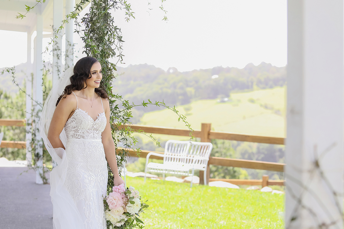 summergrove estate gold coast weddings bridal gown groom bride Pelizzari Photography florals venue