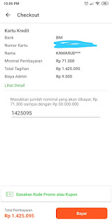 Cara Bayar Tagihan Kartu Kredit BNI melalui Tokopedia