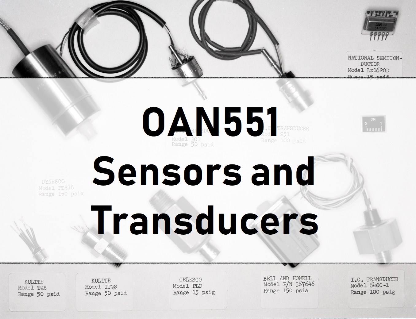OAN551 Sensors and Transducers MCQ PDF Materials with Answers for Anna