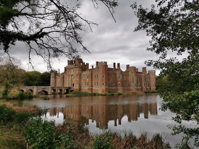 Herstmonceux Castle in East Sussex is a great example of moated castle & makes a fun day out for all the family