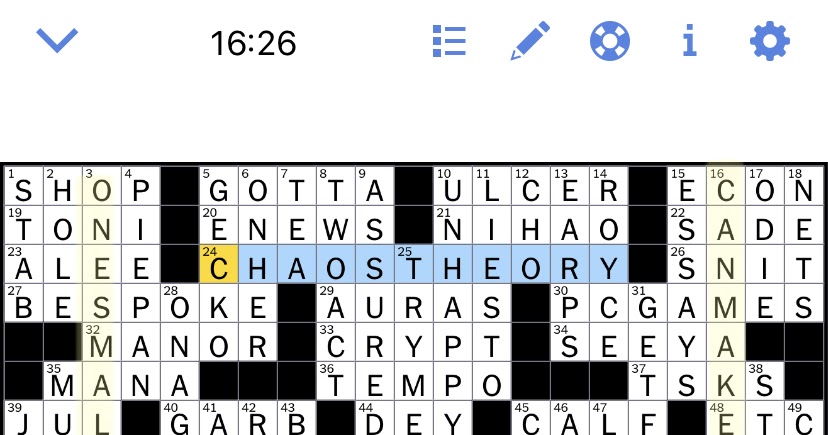 The New York Times Crossword Puzzle Solved: Sunday's New York Times crossword puzzle solved