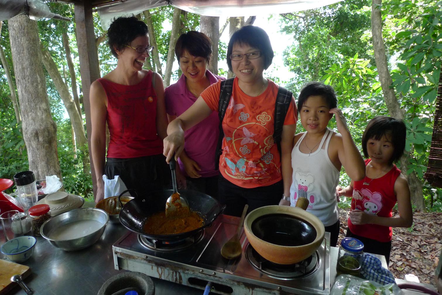 Cooking in Penang Tropical Spice Garden