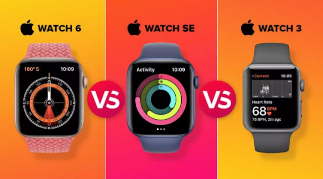 Apple Watch 6 vs. Apple Watch SE vs. Apple Watch 3