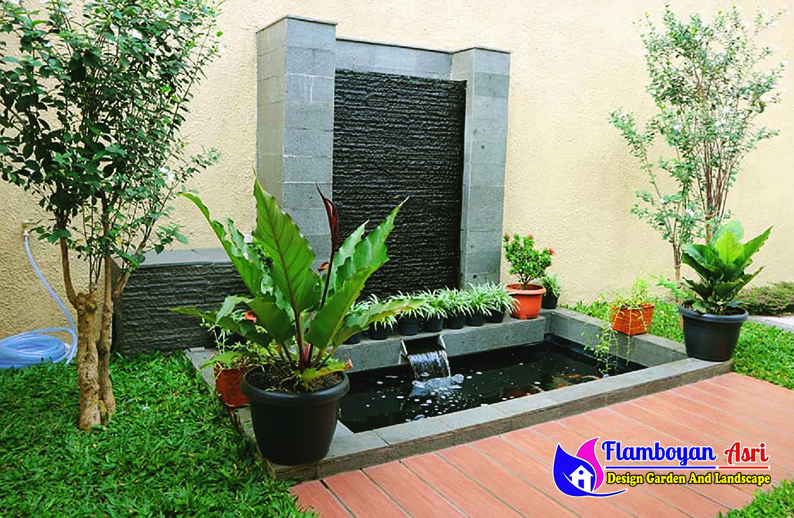 Taman Minimalis Dengan Kolam Ikan Infoakuakultur Com