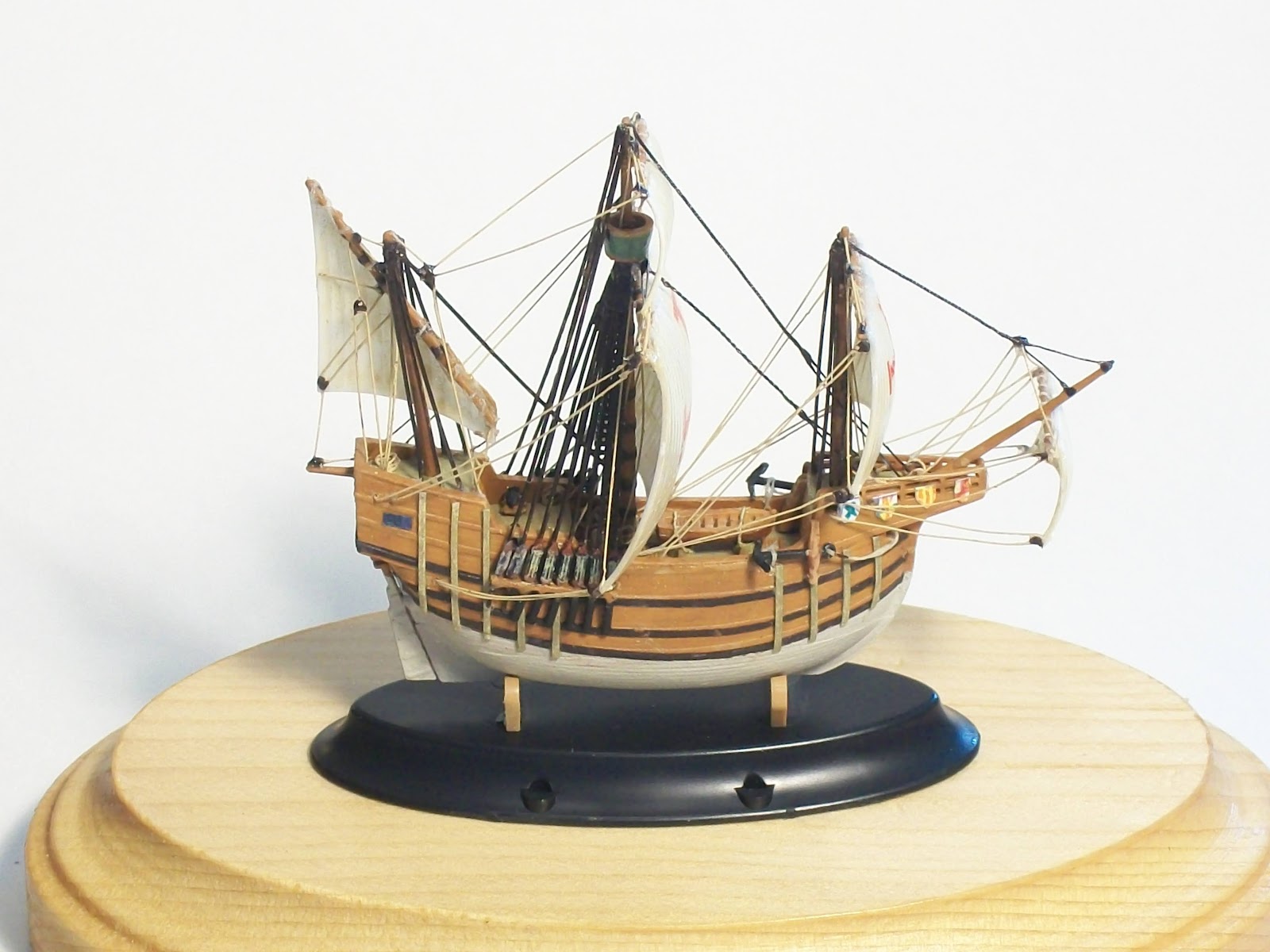 Robert's Old Ships: Building Zvezda's 1/350 "Santa Maria"