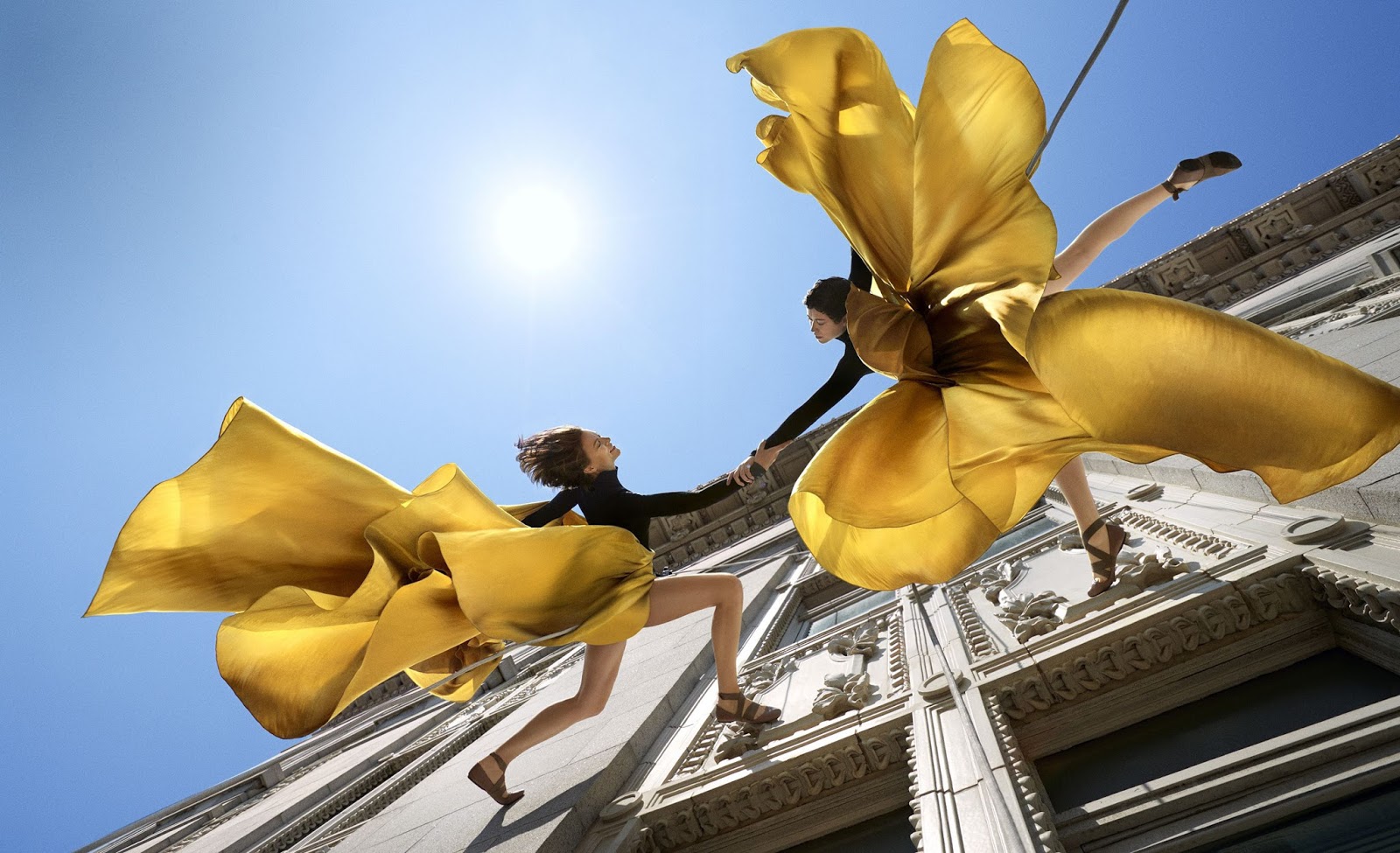 Rebecca Dean & Jessica Swanson in Harper's Bazaar US November 2016 by