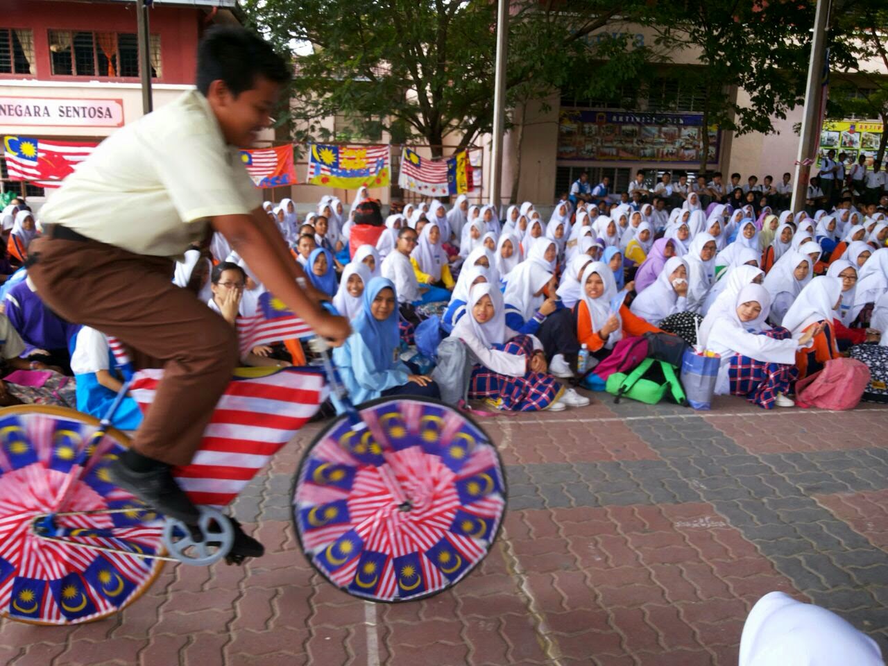 Basikal Berhias Sempena Merdeka