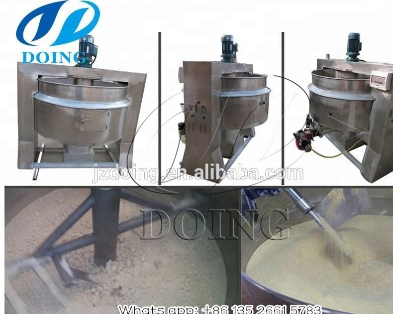 Fully automatic electric cassava garri frying machine