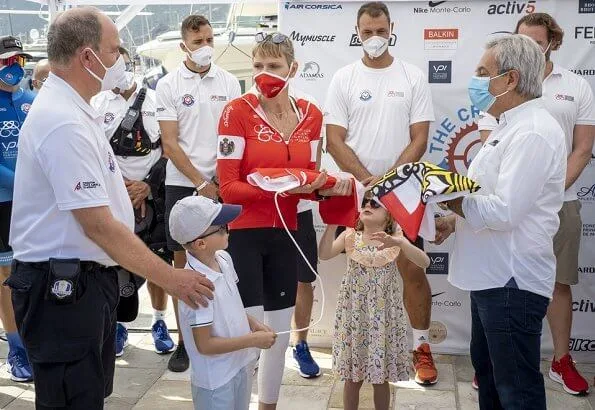 Prince Albert, Prince Jacques and Princess Gabriella. Gareth Wittstock, participated in the race. The race end at the Yacht Club de Monaco