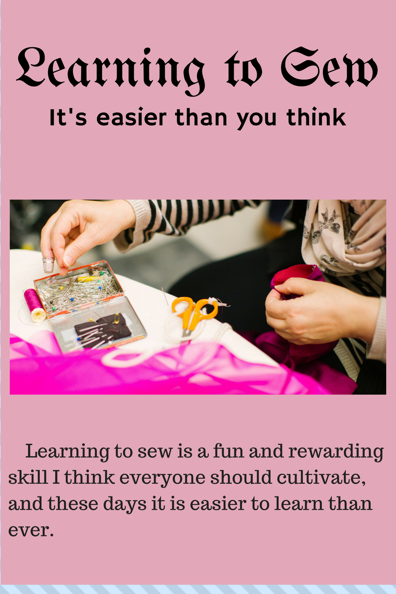 Sewing Supplies and More Learning To Sew