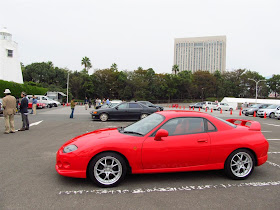 Mitsubishi FTO, sportowy model, jdm, zdjęcia, FWD, V6, coupe, na rynek japoński, czerwony kolor nadwozia