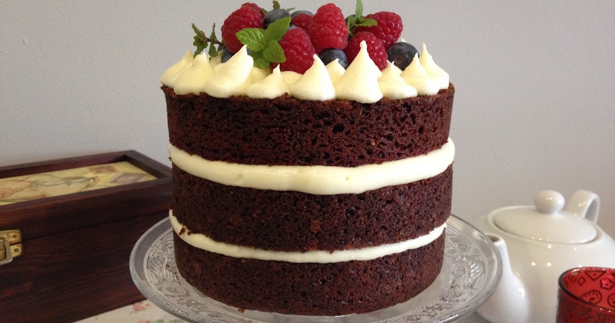 Red velvet con Frutos Rojos