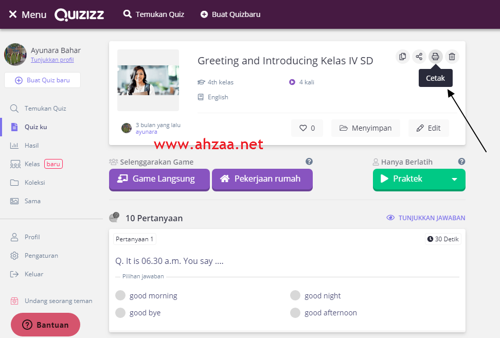 Kunci Jawaban Quizizz Bahasa Indonesia Kelas 7 - Download Kunci Jawaban