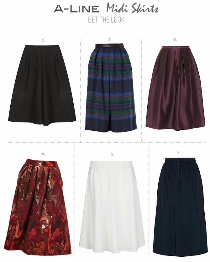 FRANKIE HEARTS FASHION: Craving: A-Line Midi Skirts