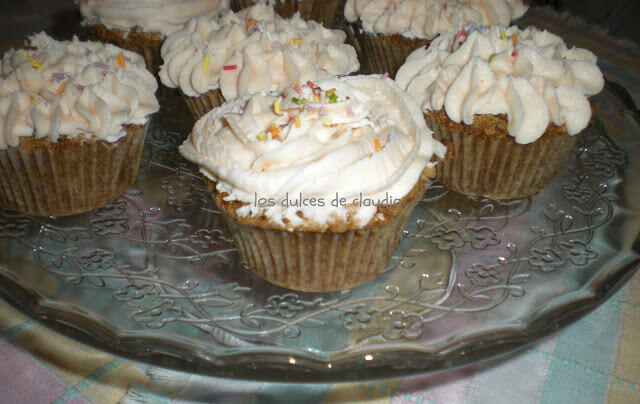 cupcakes de zanahoria