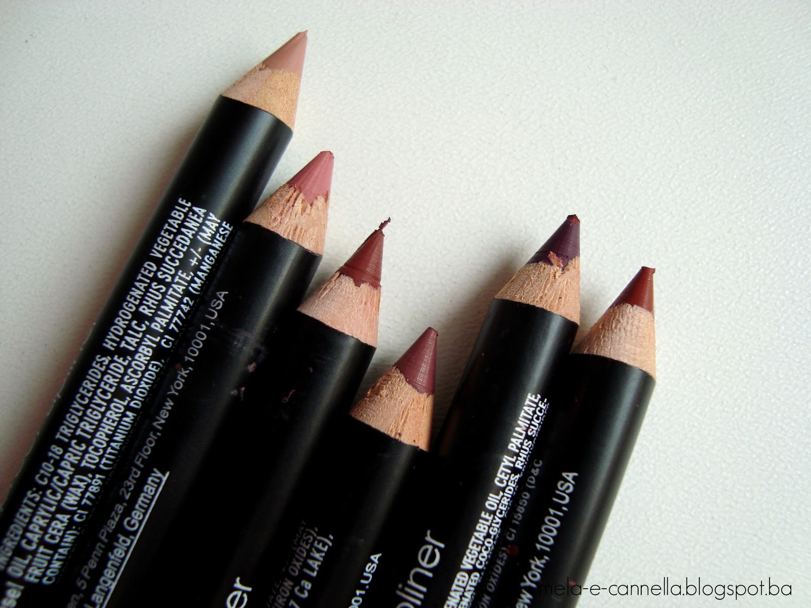 melaecannella Flormar Lip Pencil 231 229 201 222 205
