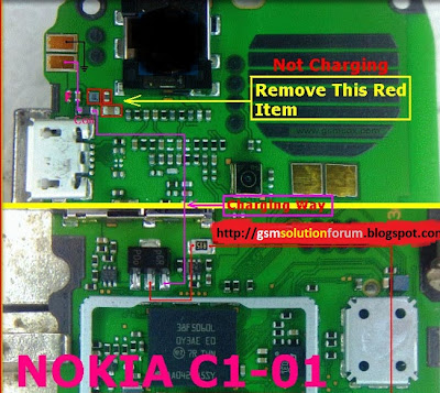 nokia c1 01 Not Charging Charger Not Support Solution